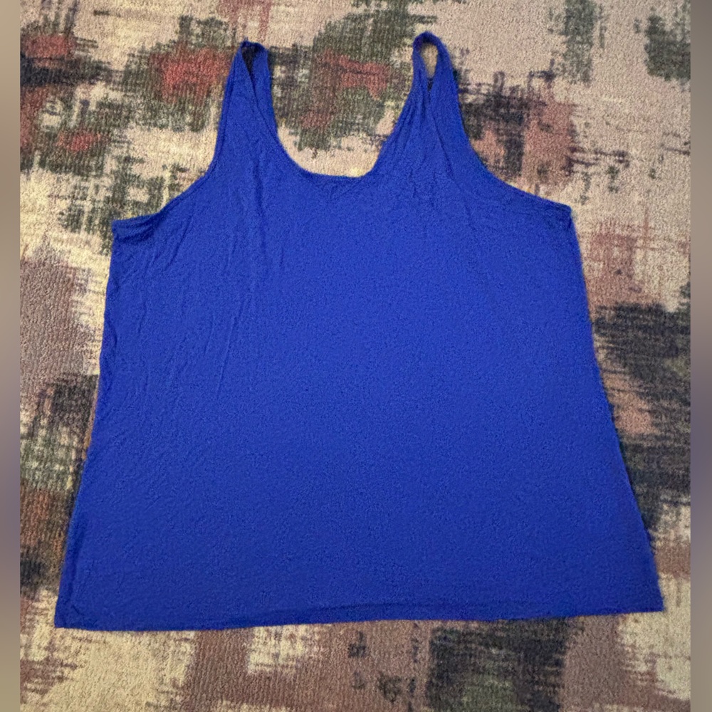 🔮 5/$25 Women's Soft Blue Tank Top 3x